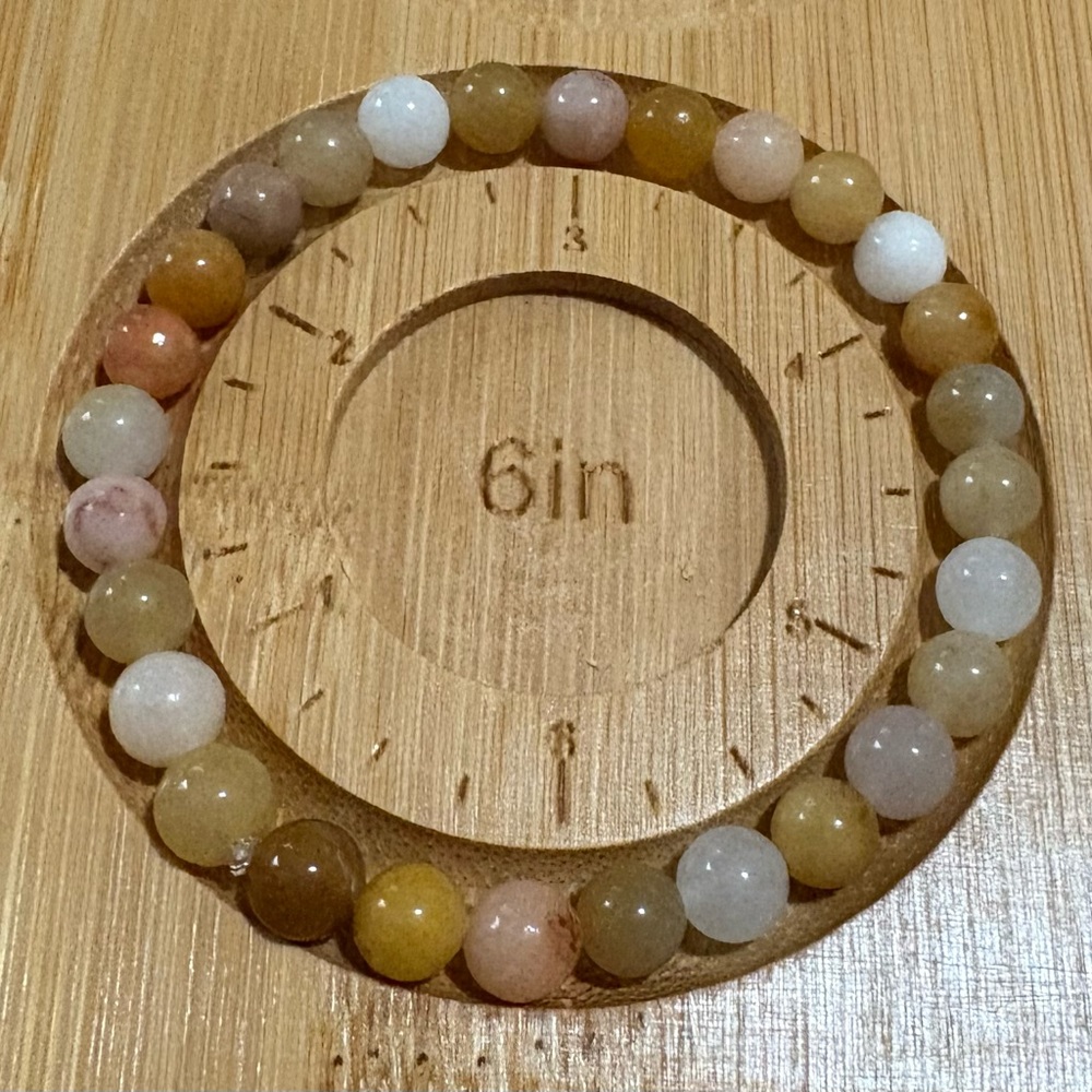 Elegant Multicolor Glass Beaded Stretch Bracelet